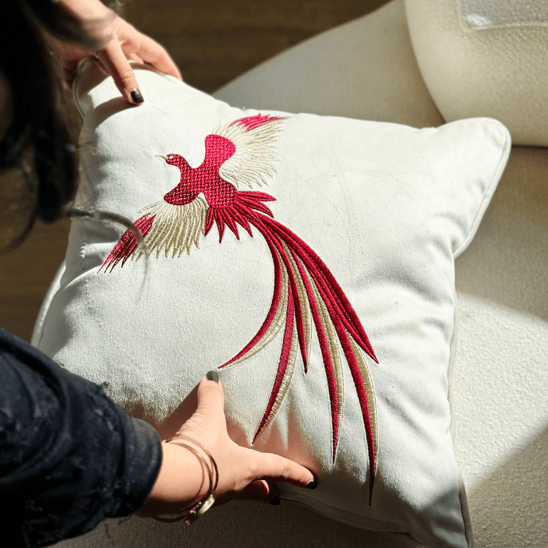 Coussin décoratif – Hirondelle – Image 3
