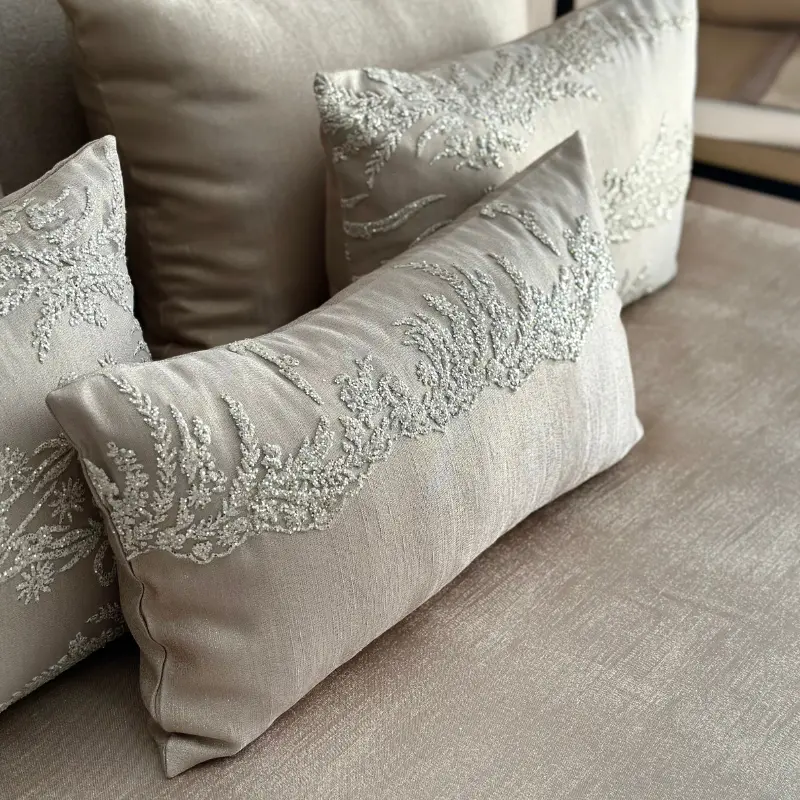 Couvre lit de noce Assia – Élégance et raffinement 7 pièces – Image 5