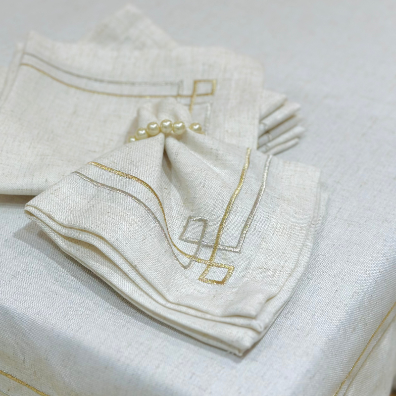 Serviettes Zina Losange – Image 4