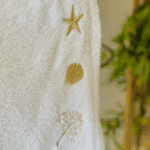 Sortie de bain 2 pièces avec peignoir et serviette assortie – Douce, absorbante et séchage rapide
