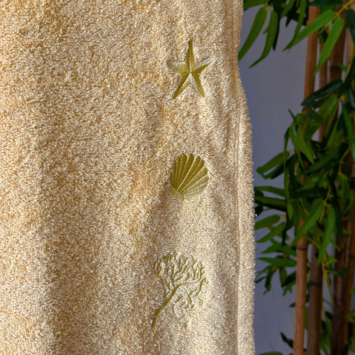 Sortie de bain 2 pièces avec peignoir et serviette assortie – Douce, absorbante et séchage rapide
