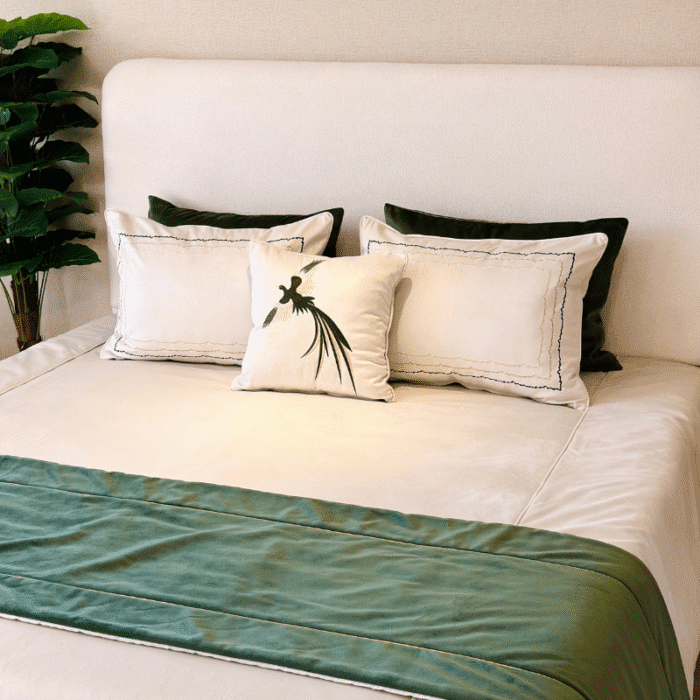 Couvre-lit d’hiver Hirondelle vert– Doux et chaleureux pour les nuits froides