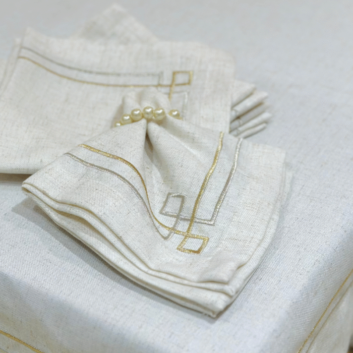 Serviettes Zina Losange – Image 4