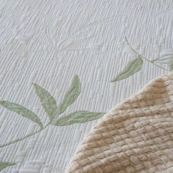 Jeté DAO 250x270 cm double face vert ou beige – Assia Home Tunisie