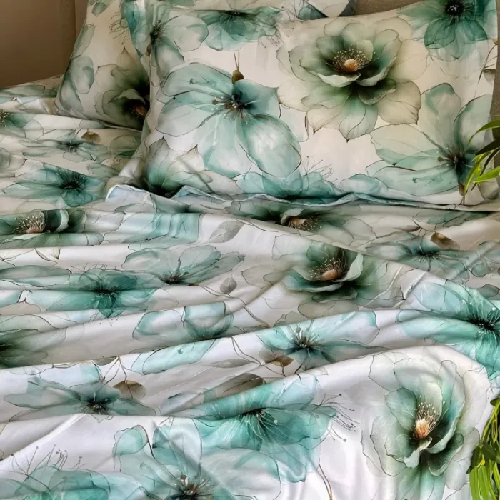 Parure de lit 3D coton satin 4 pièces – Exotica