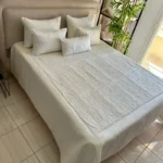 couvre lit Shams blanc 260x240 Tunisie