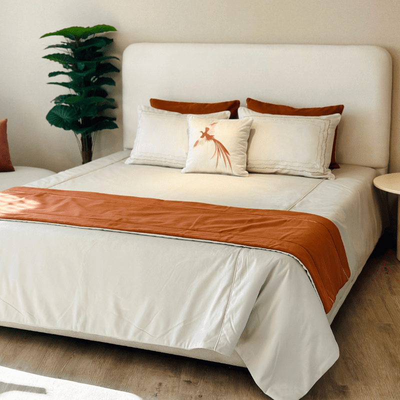 Couvre-lit d’hiver Hirondelle orange – Doux et chaleureux pour les nuits froides