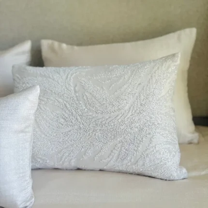 couvre lit Achek motif blanc Tunisie