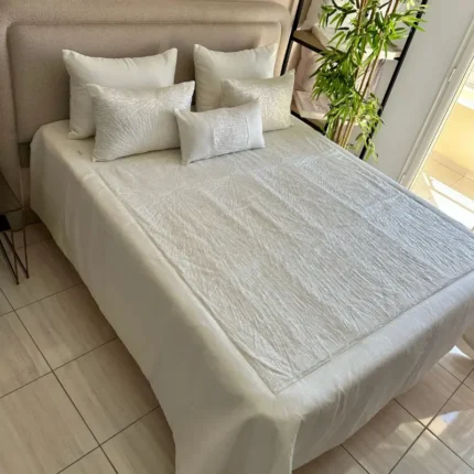 couvre lit Shams blanc 260x240 Tunisie