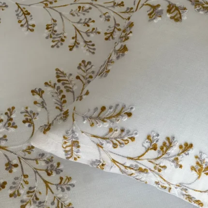 Couvre lit Fatoum Tunisie couleur motarde