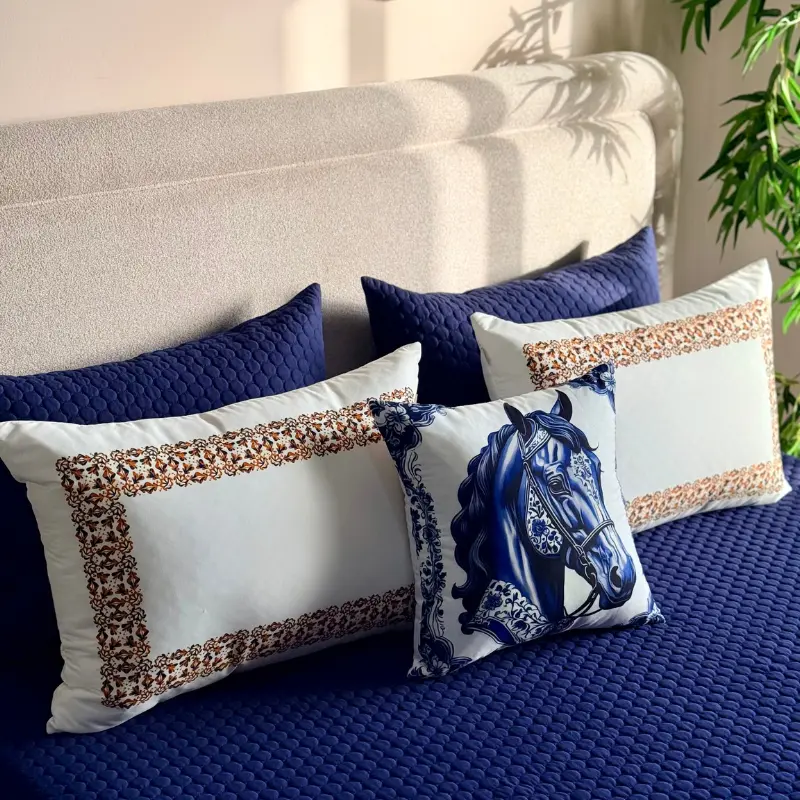 jeté de lit Hermès 7 pièces