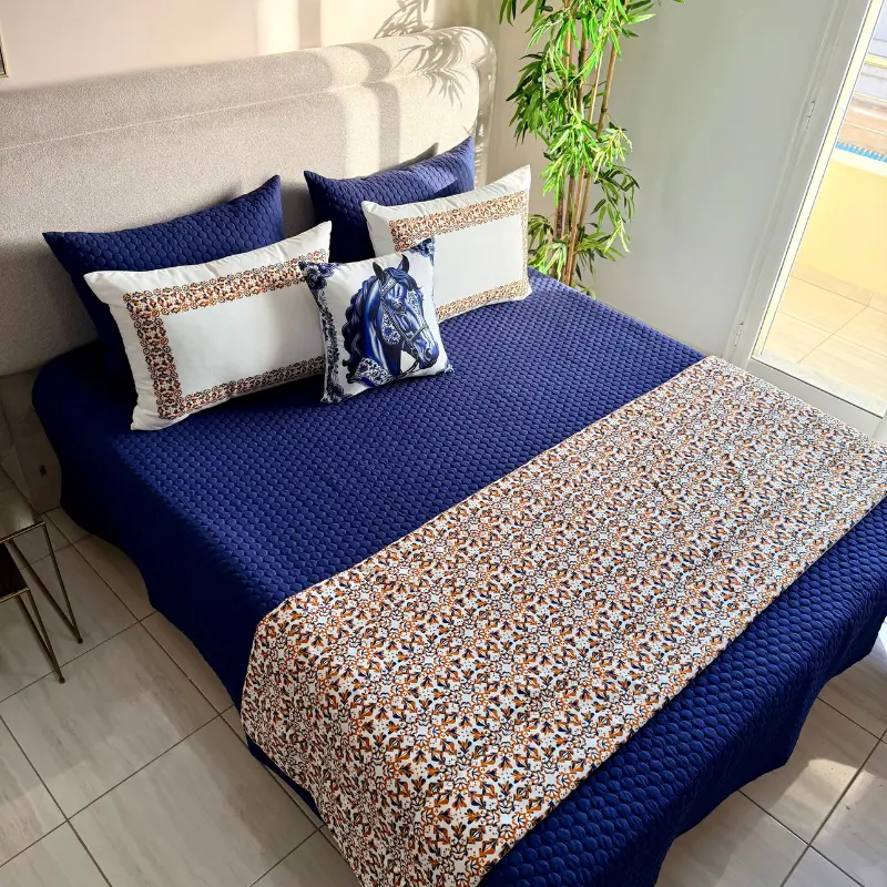 jeté de lit Hermès 7 pièces