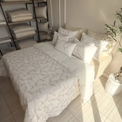 couvre lit rourouette kamraya brodée 260x240