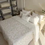 couvre lit rourouette kamraya brodée 260x240